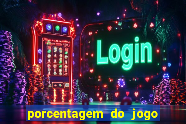 porcentagem do jogo fortune tiger